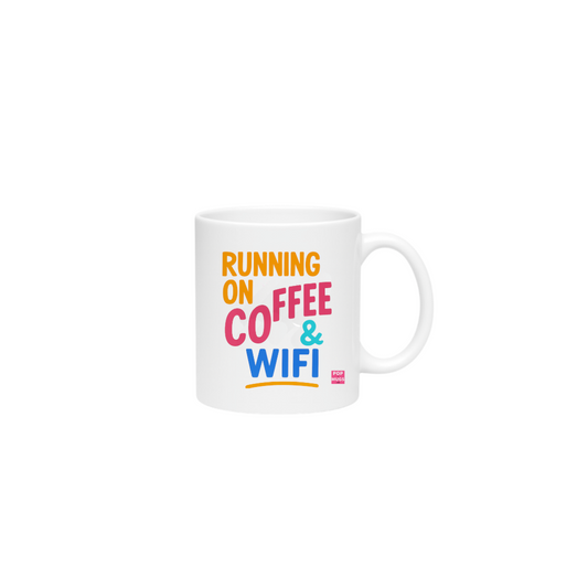 Running on coffee ￼& Wi-Fi